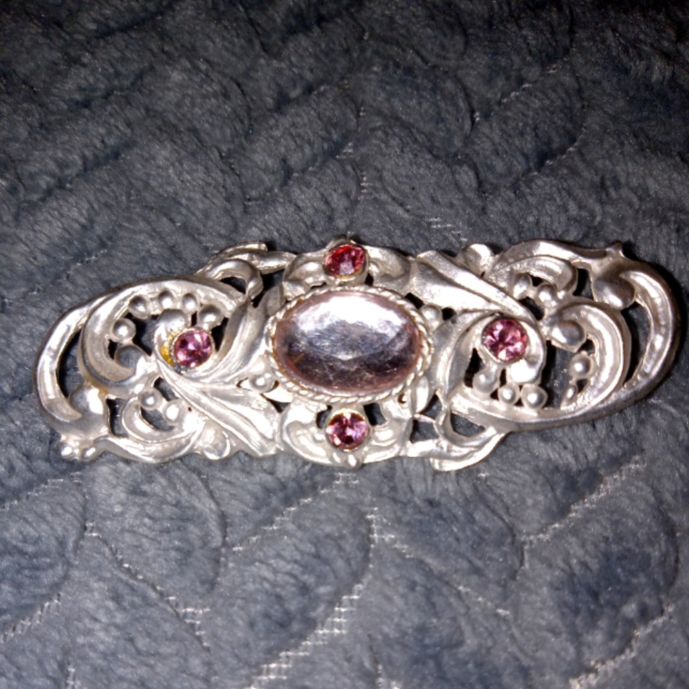 Silver brooch